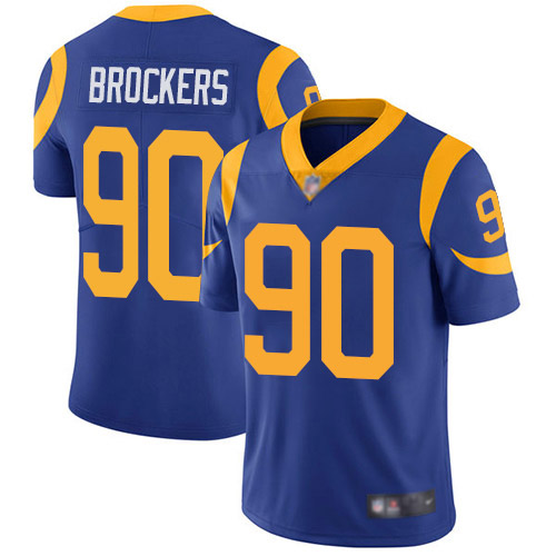 Los Angeles Rams Limited Royal Blue Men Michael Brockers Alternate Jersey NFL Football #90 Vapor Untouchable->los angeles rams->NFL Jersey